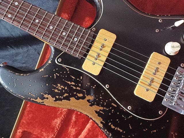 ★☆Custom Hard Relic P90 Stratocaster☆★