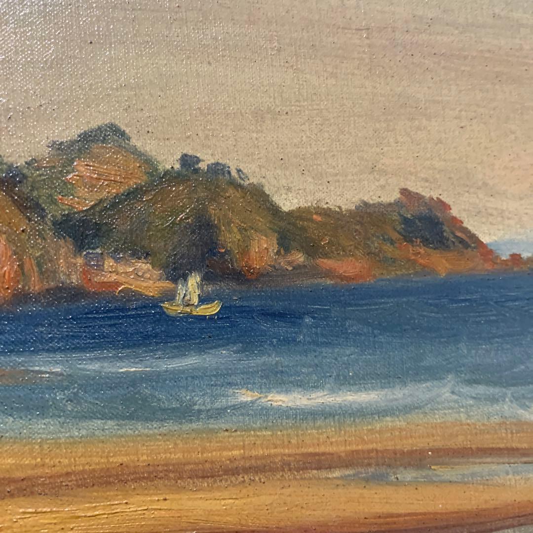 正宗得三郎 「風景」 油彩画　8号