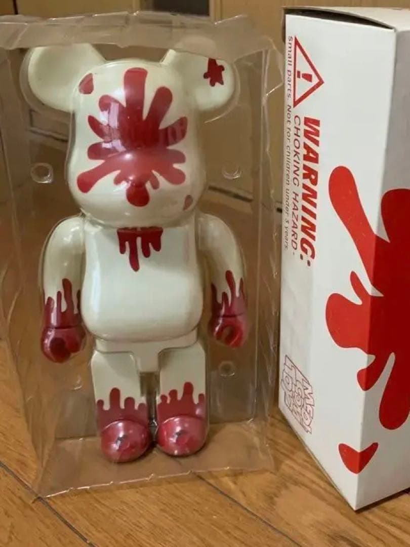 BE@RBRICK 400% 甲本ヒロト　ベアブリック BEAR BRICK (ベアブリック) フィギュア 甲本ヒロト 血みどろ 400
