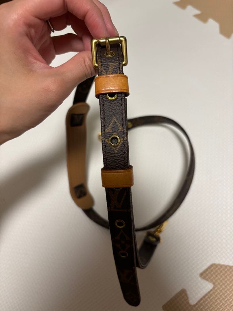 12／26日まで Louis Vuitton モノグラム レザー ストラップ