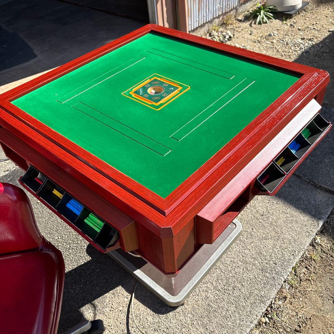 マツオカ センチュリーNEXT 全自動麻雀卓（ジャンク）　椅子4脚セット