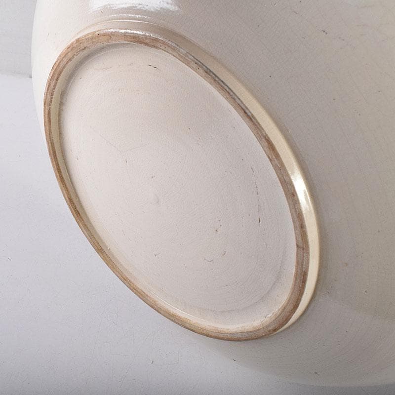 九谷焼　古九谷　色絵　海老文　大皿　飾皿　直径約36㎝　時代箱付　VR8142C