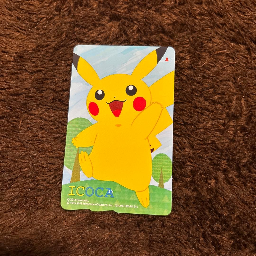 台紙あり】ポケモン ピカチュウ 限定 交通系カード ICOCA イコカ