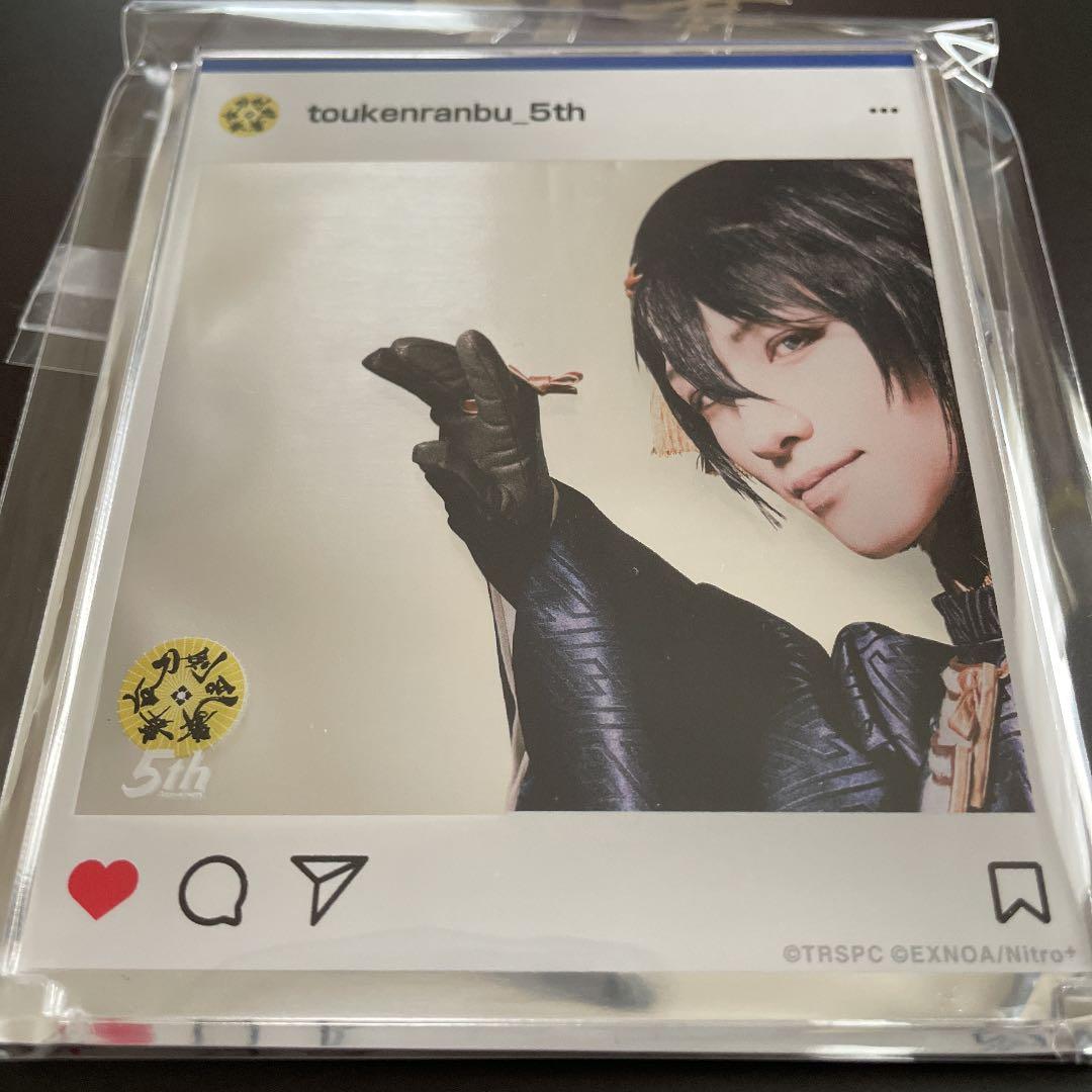 舞台 刀剣乱舞　５周年展　三日月宗近 アクリルカード・缶バッジ
