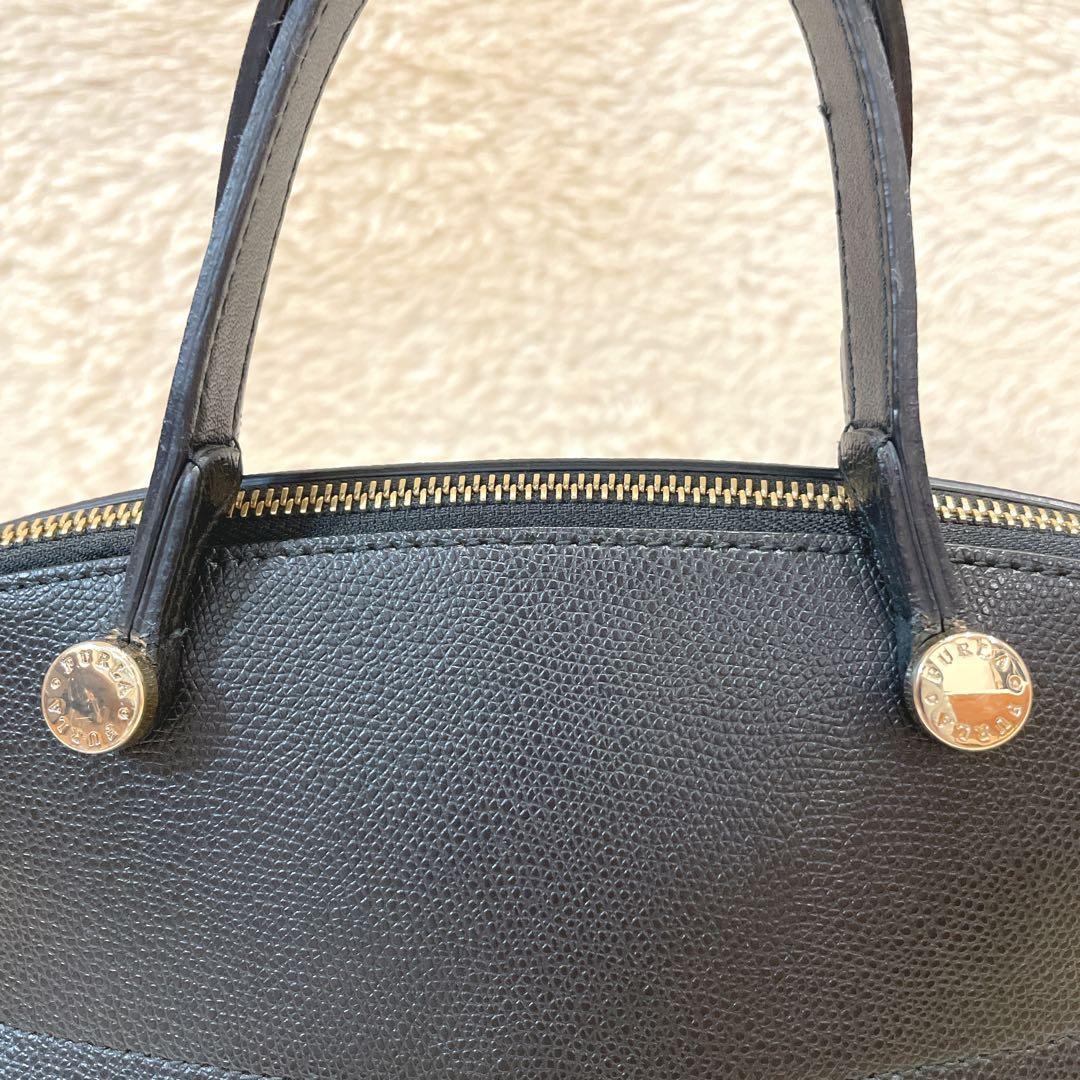 【極美品】 FURLA パイパーS ハンドバッグ 2way ショルダーバッグ 黒