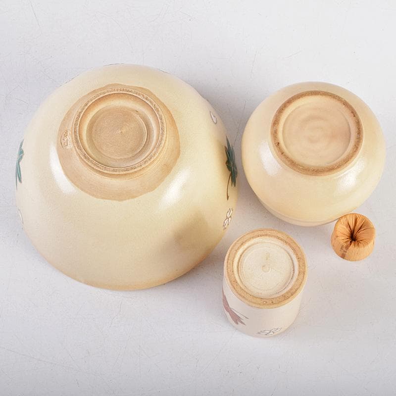 茶道具 桑茶箱 在銘 茶碗 桐蒔絵棗など 九点一式 仕