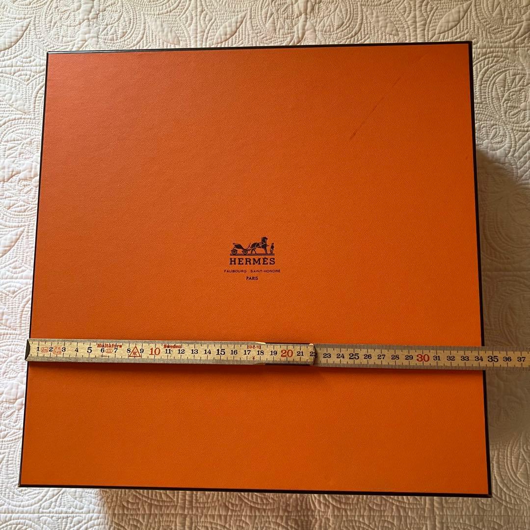 HERMES オレンジ box ケリー バーキン 34.5✖️34.5✖️14 Trick or