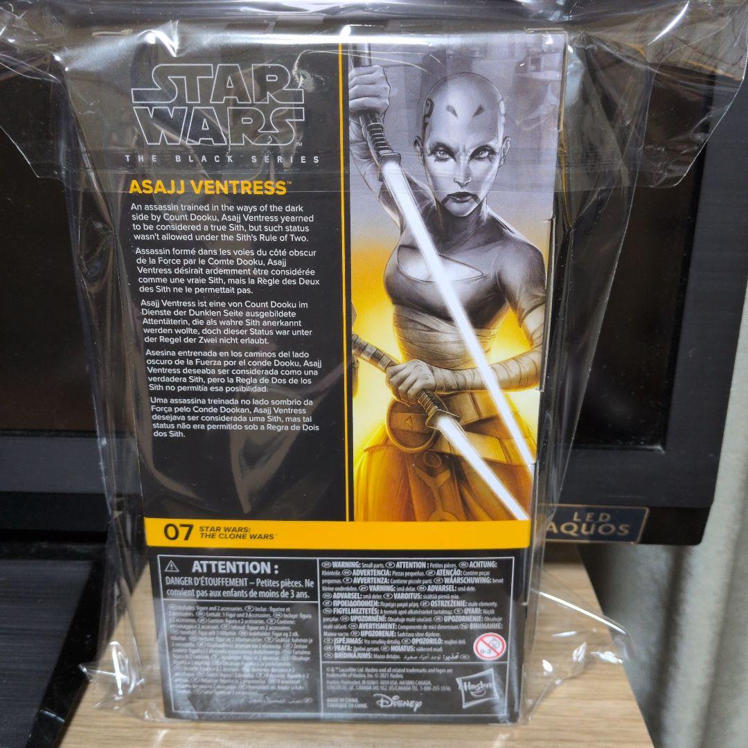 スターウォーズ　ハズブロ　6インチ　ブラックシリーズ　アサージ　ヴェントレス