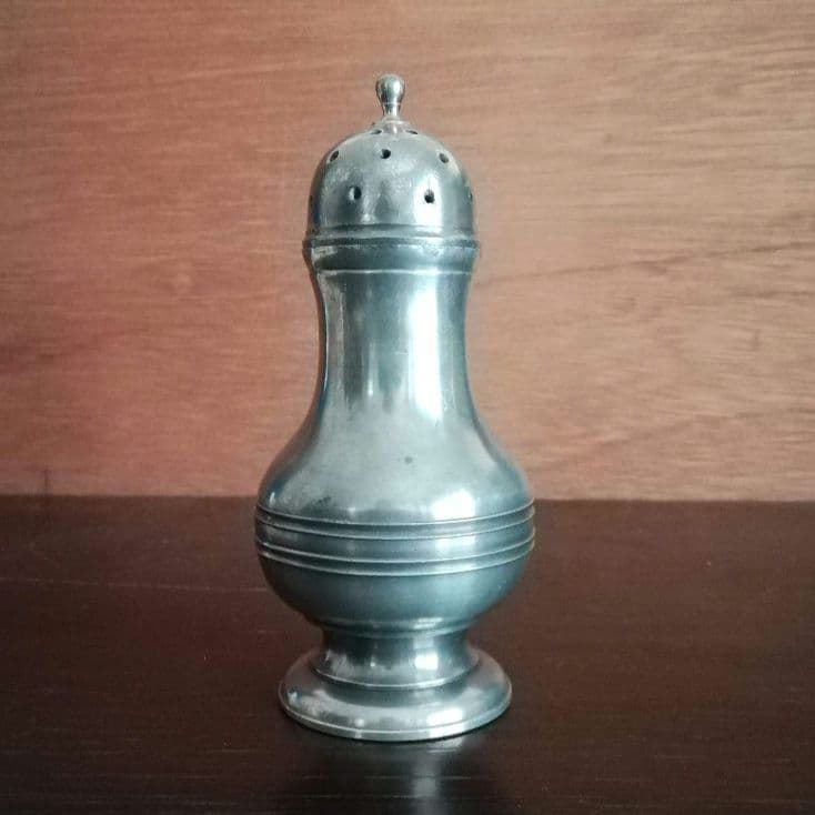 世界の名品　john somers　ピューター調味料入れ　ソルトシェイカー