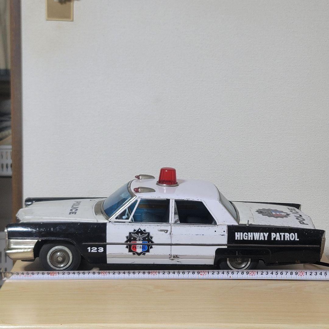 野村トーイ ブリキ キャデラックパトカー 65cm - メルカリ