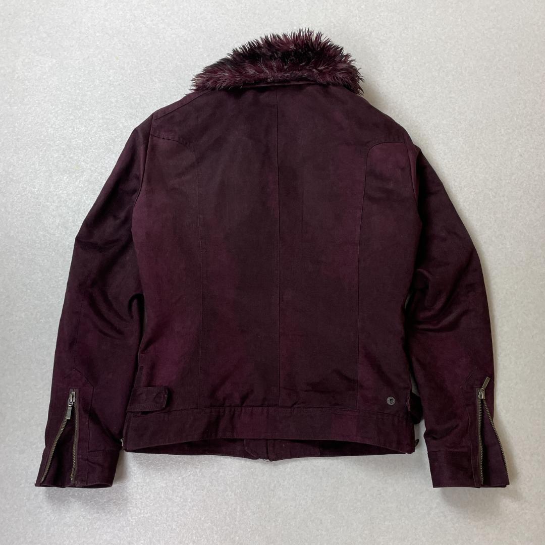 TORNADO MART スエードタッチ ファー ジャケット