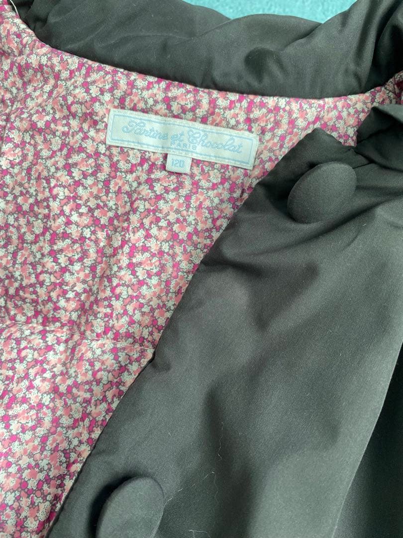 新品】タルティーヌエショコラ コート 赤 120 新品】☆タルティーヌエ