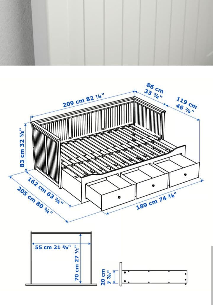 お引取り対応可能！　イケア　ヘムネス　ベッド
