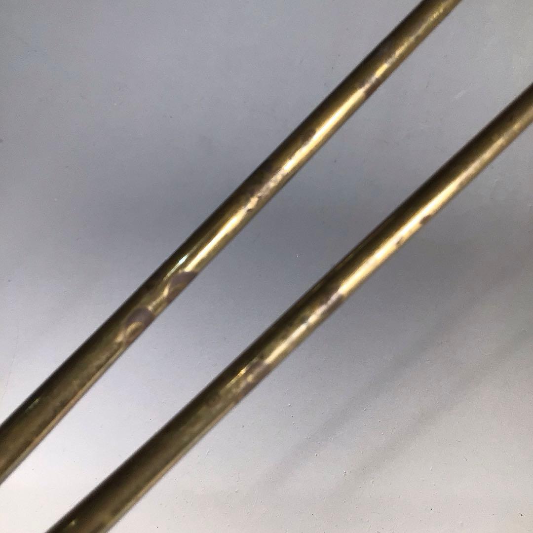 N790 火箸 『南鐐』『木村清雲造』『鵬雲斎好写』『桐実頭』『飾