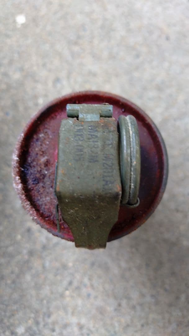 M18スモークグレネード 2本セット 使用済み イエロー レッド 米軍 ナム戦