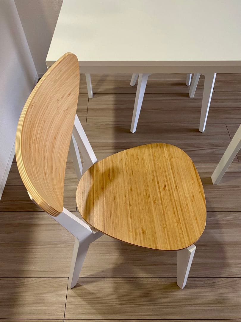 IKEA MELLTORP ダイニングテーブル＋NORDMYRAチェア2脚セット