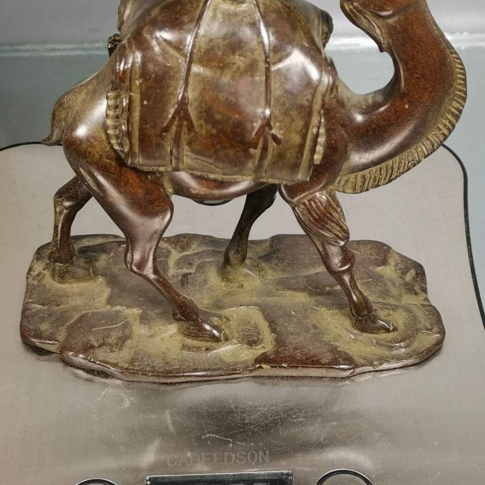 節約 蘇工 銅器 香炉 駱駝香炉 香道具 装飾品 工芸品 美術品 置物