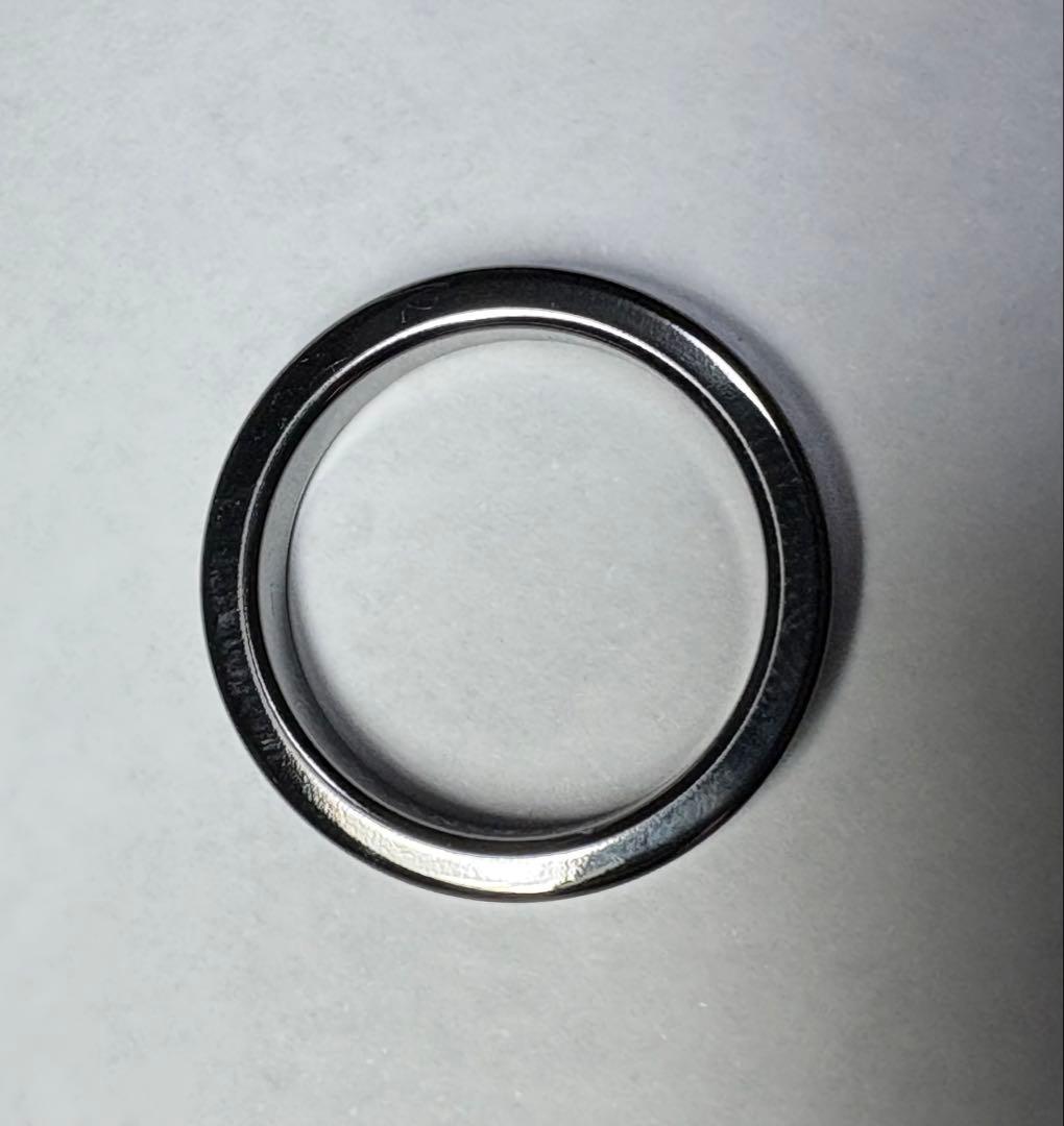 ティファニー　チタン　ナローリング　レディース　約10号