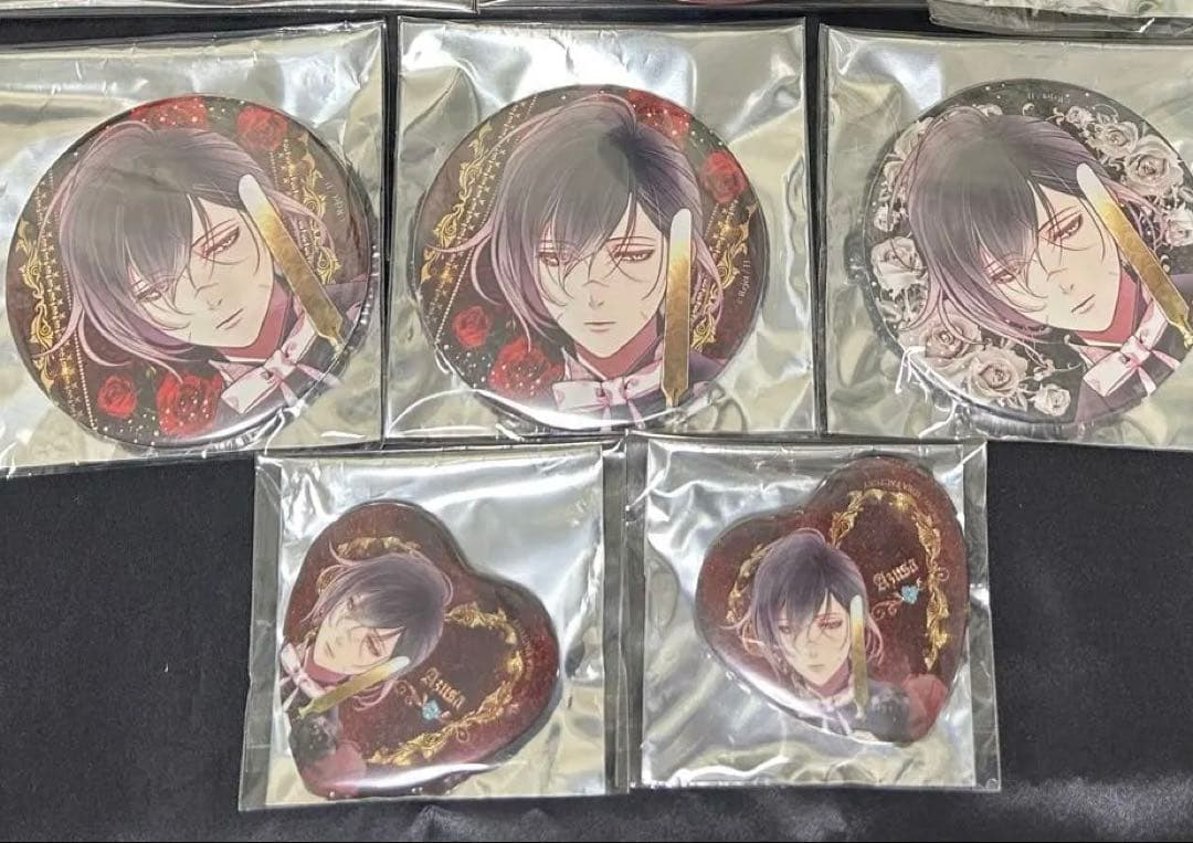 ホロあり ディアラバ 無神アズサ 缶バッジ セット 札幌店限定 DIABOLIK