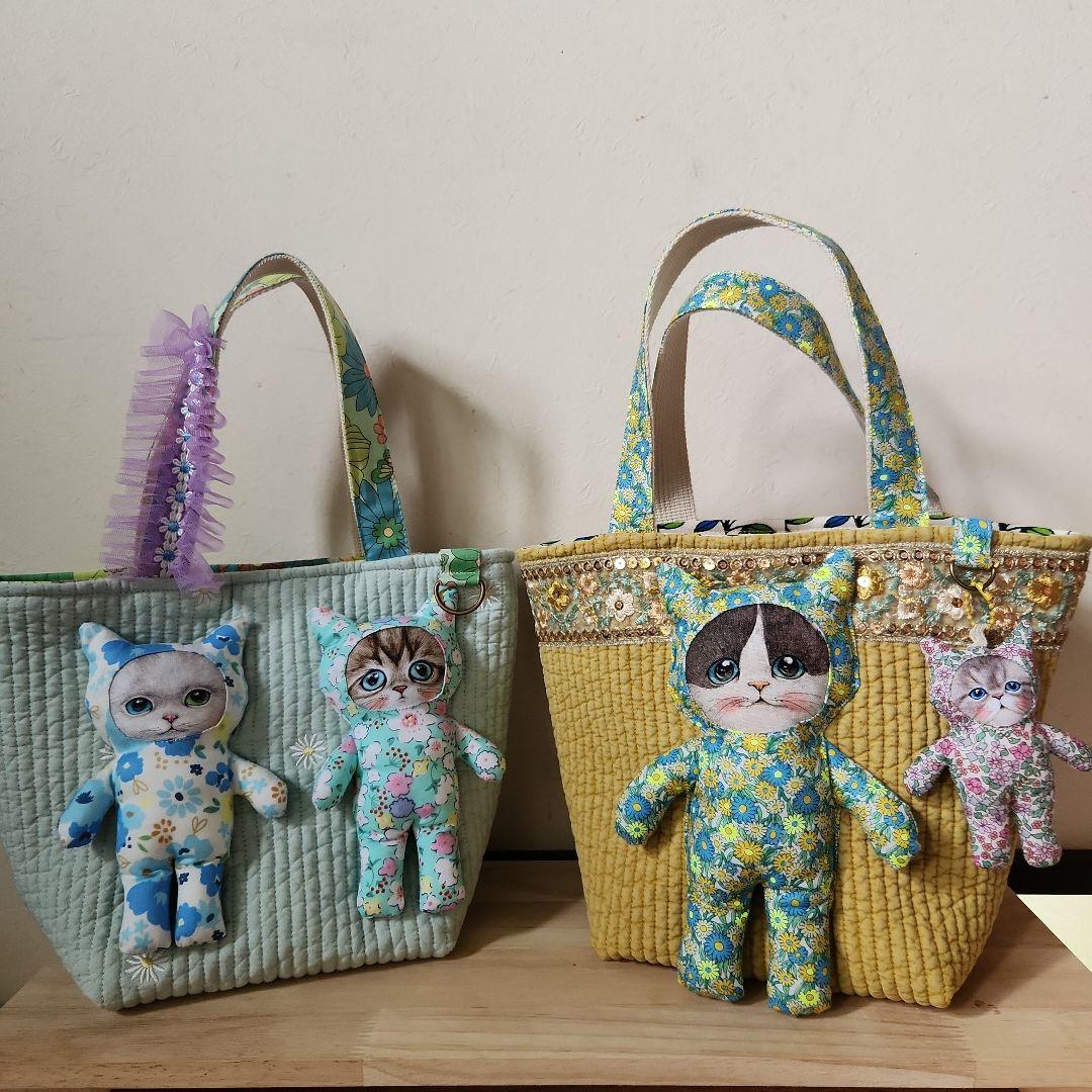 コヤンイサムチョン　着ぐるみにゃんチャーム　ハンドメイド