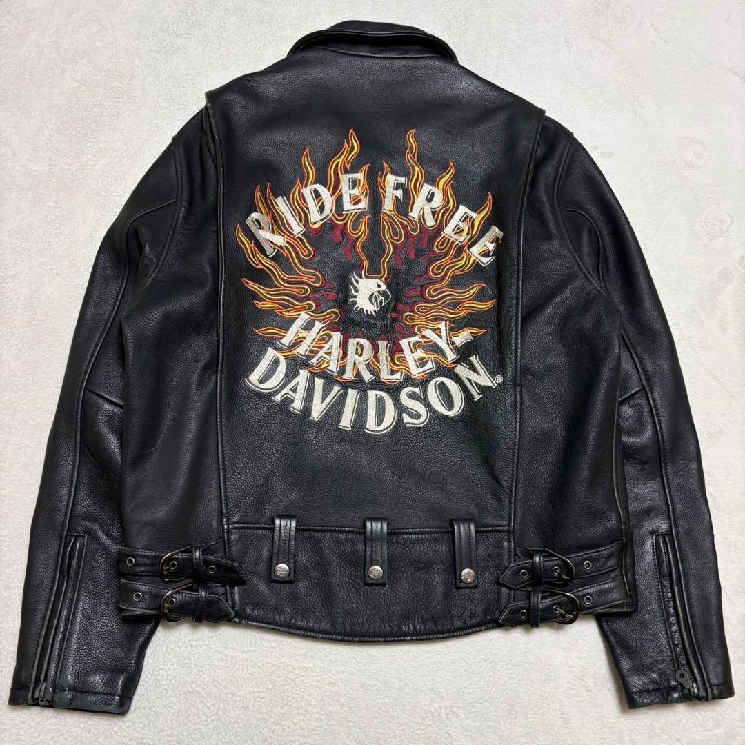 美品】Harley-Davidsonハーレーダビッドソン00sレザージャケット