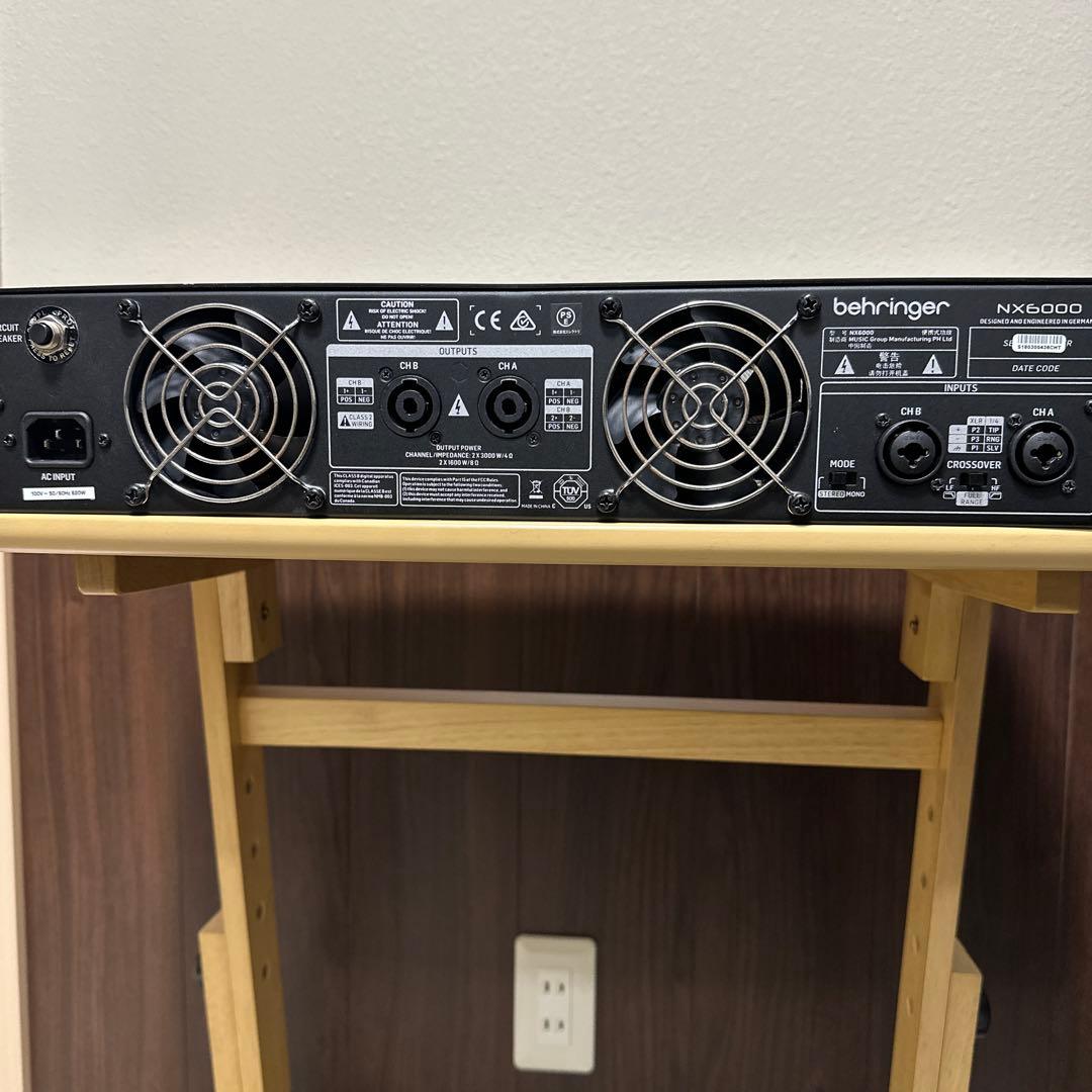 Behringer NX6000 パワーアンプ ジャンク品