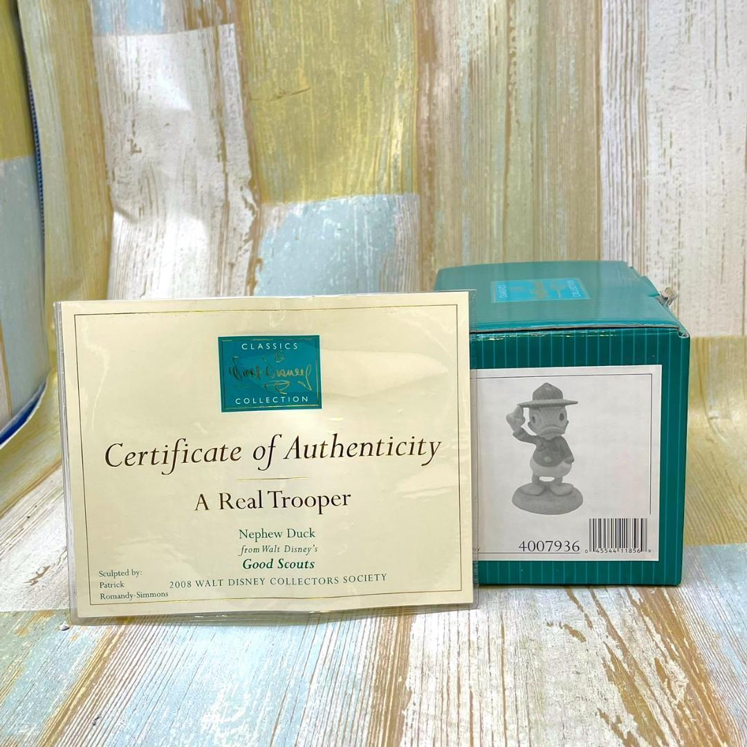 レア★WDCC ドナルドダック ドナルドの少年団長 ボーイスカウト フィギュア