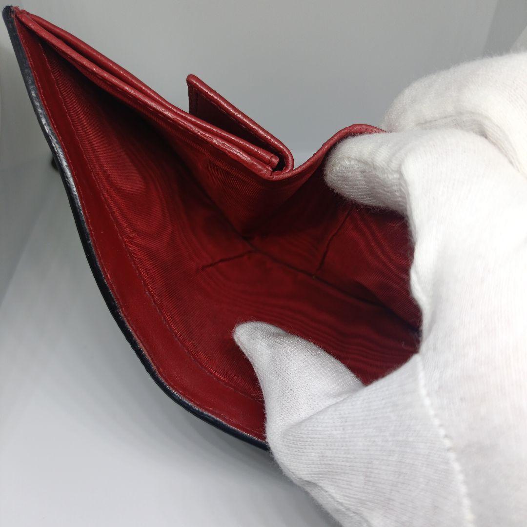 箱あり　プラダ２つ折り財布　PRADA折財布ブラック