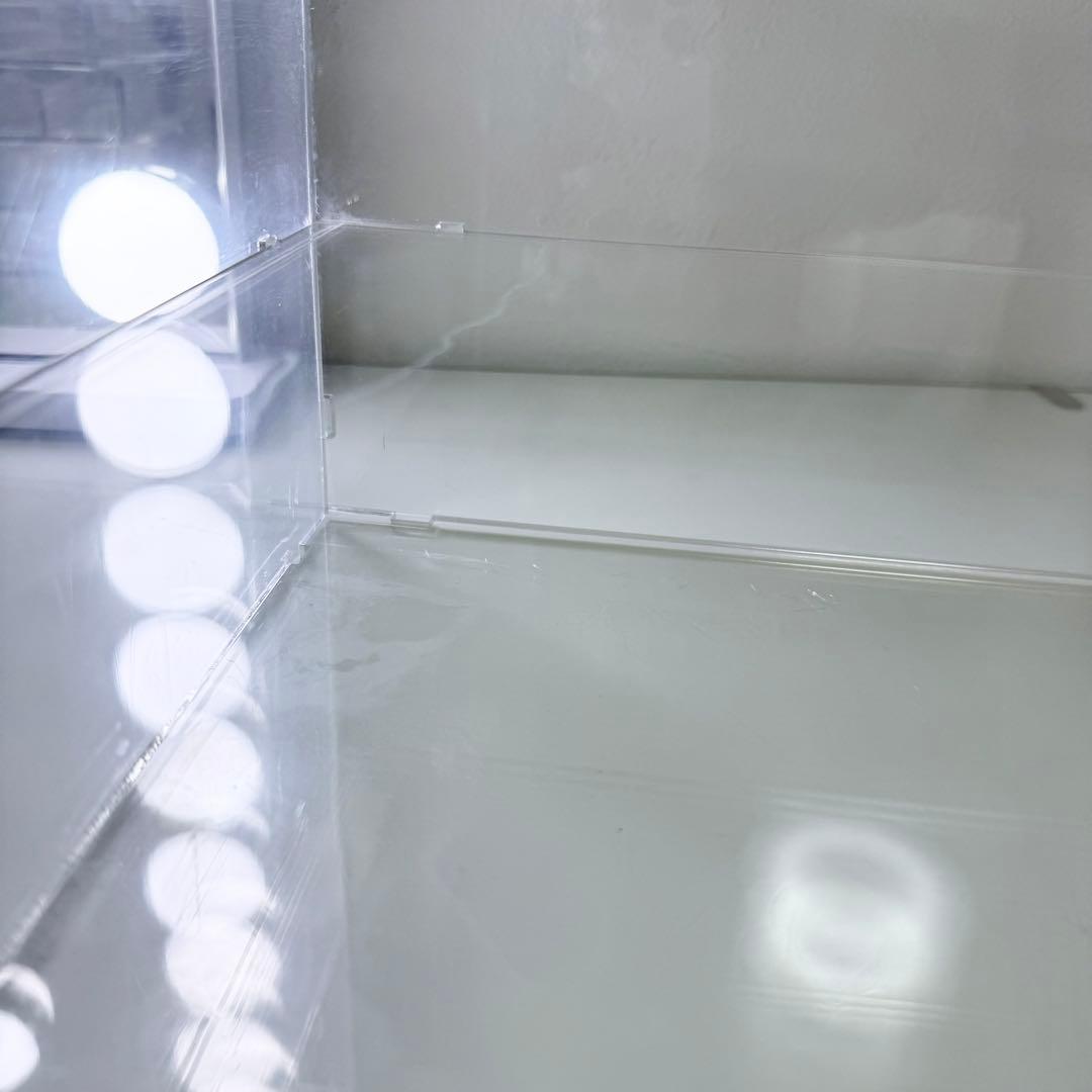 BeautINIT ビューティイニット 透明アクリルメイク収納ボックス 4段