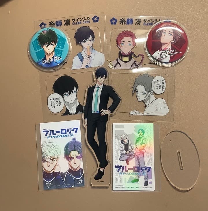 ブルーロックグッズまとめ売り 特装版 糸師凛 糸師冴 公式応援セット