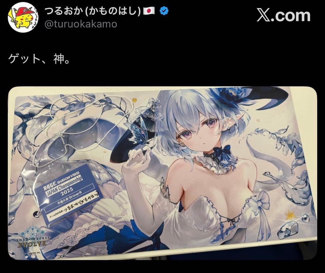 ShadowverseEVOLVE RAGE会場限定フィルレインプレイマット - メルカリ