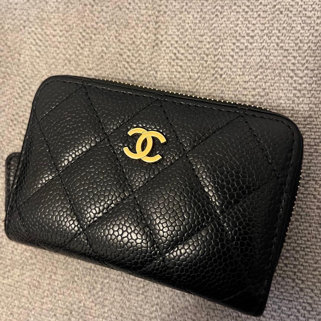 CHANEL パース　キャビアスキン