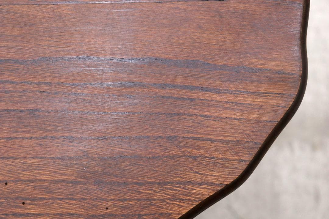 英国 イギリス ヴィンテージ ツイストレッグ オーク無垢材 サイドテーブル