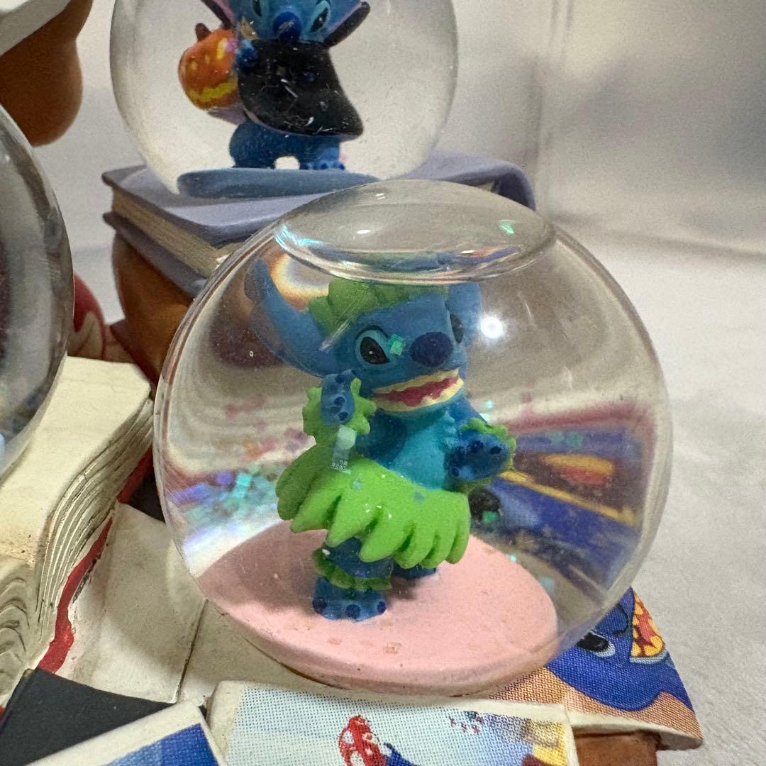 Kartoon★リロ＆スティッチ Dオークション500限定スノーグローブ