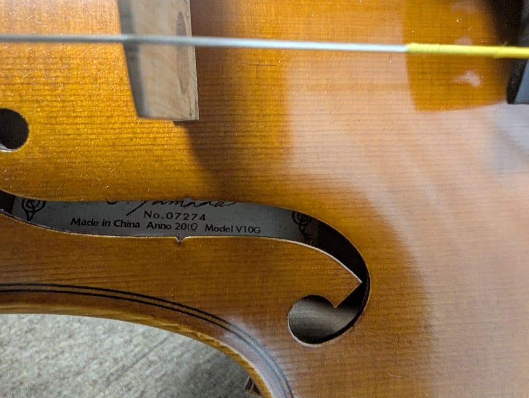 YAMAHA 4/4 V10G バイオリン本体 ケース付き