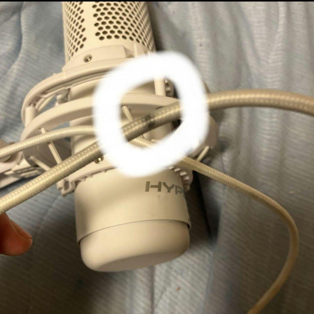 HyperX QuadCast S HYPERX ホワイト コンデンサーマイク