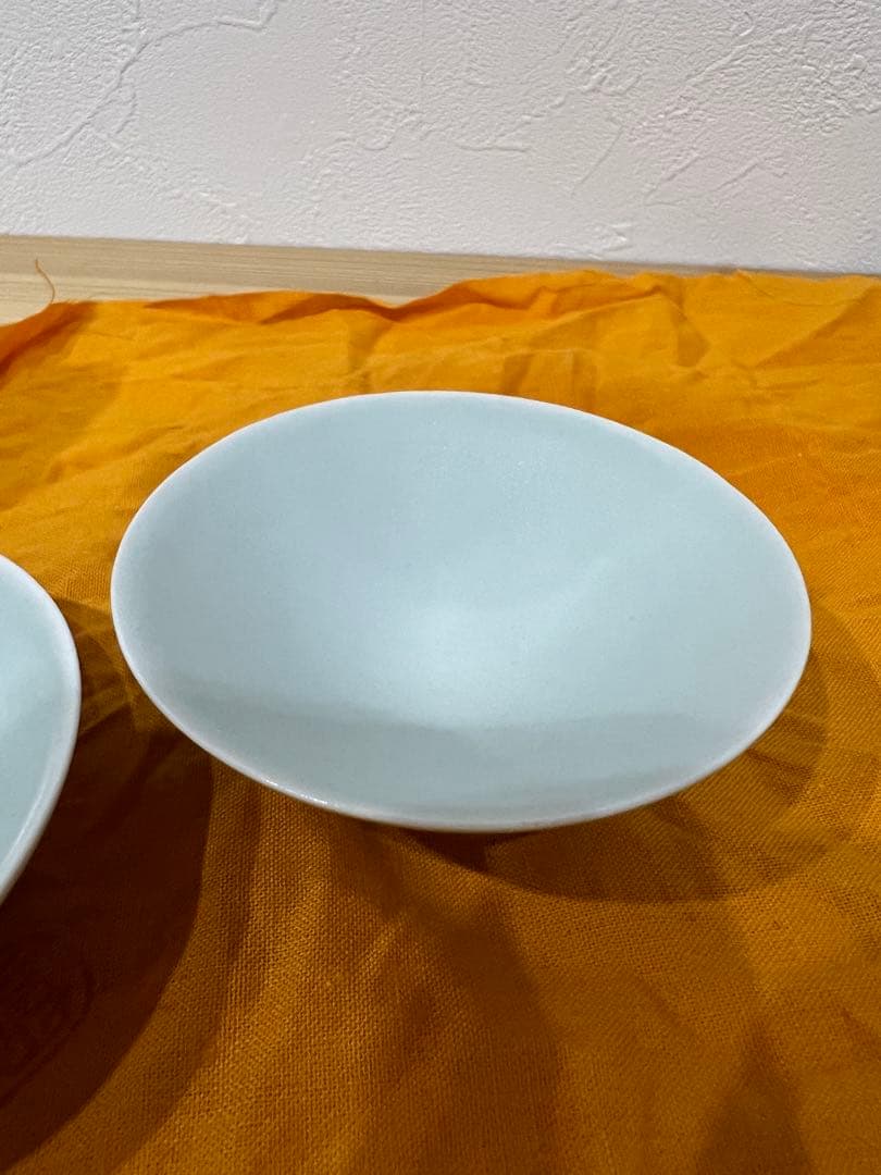 深見陶治／青白磁⭐︎湯呑とぐい呑み　3点セット