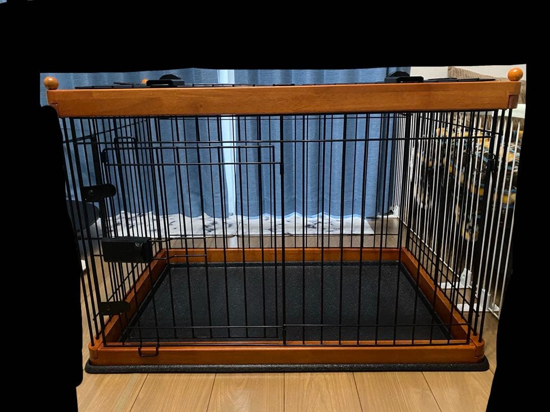 ATSU ペットケージ 犬 木製サークル ケージ - メルカリ