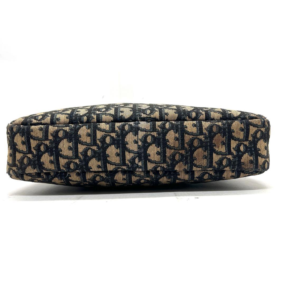 【美品】Dior ワンショルダー ショルダー バッグ トロッター キャンバス