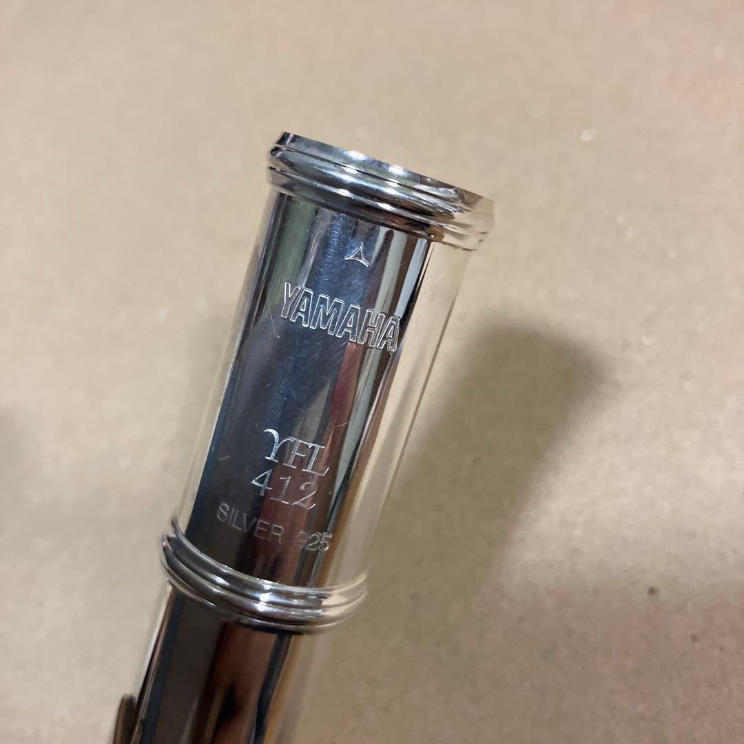 楽器　フルート　YAMAHA ヤマハ YFL-412 シルバー　　１点