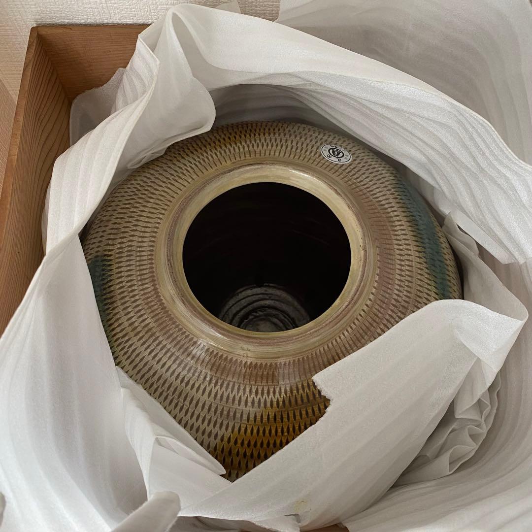 ⚫︎蔵出し 小石原焼 大花瓶 工芸品 和ラ