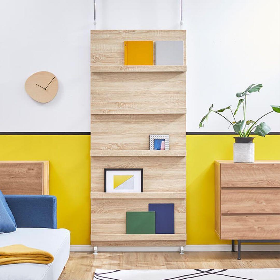 お値下げ！LOWYA 突っ張り棚 壁面収納 パーテーション(80cm) Amazon｜LOWYA ロウヤ パーテーション つっぱり棚 壁面収納 間仕切り