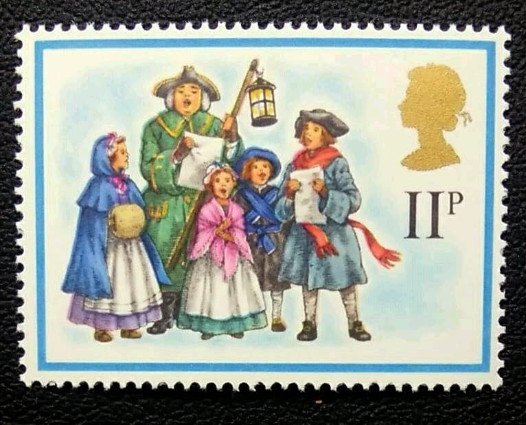 ☆外国切手 イギリス クリスマス 未使用4種完 イギリス 2022年普通切手