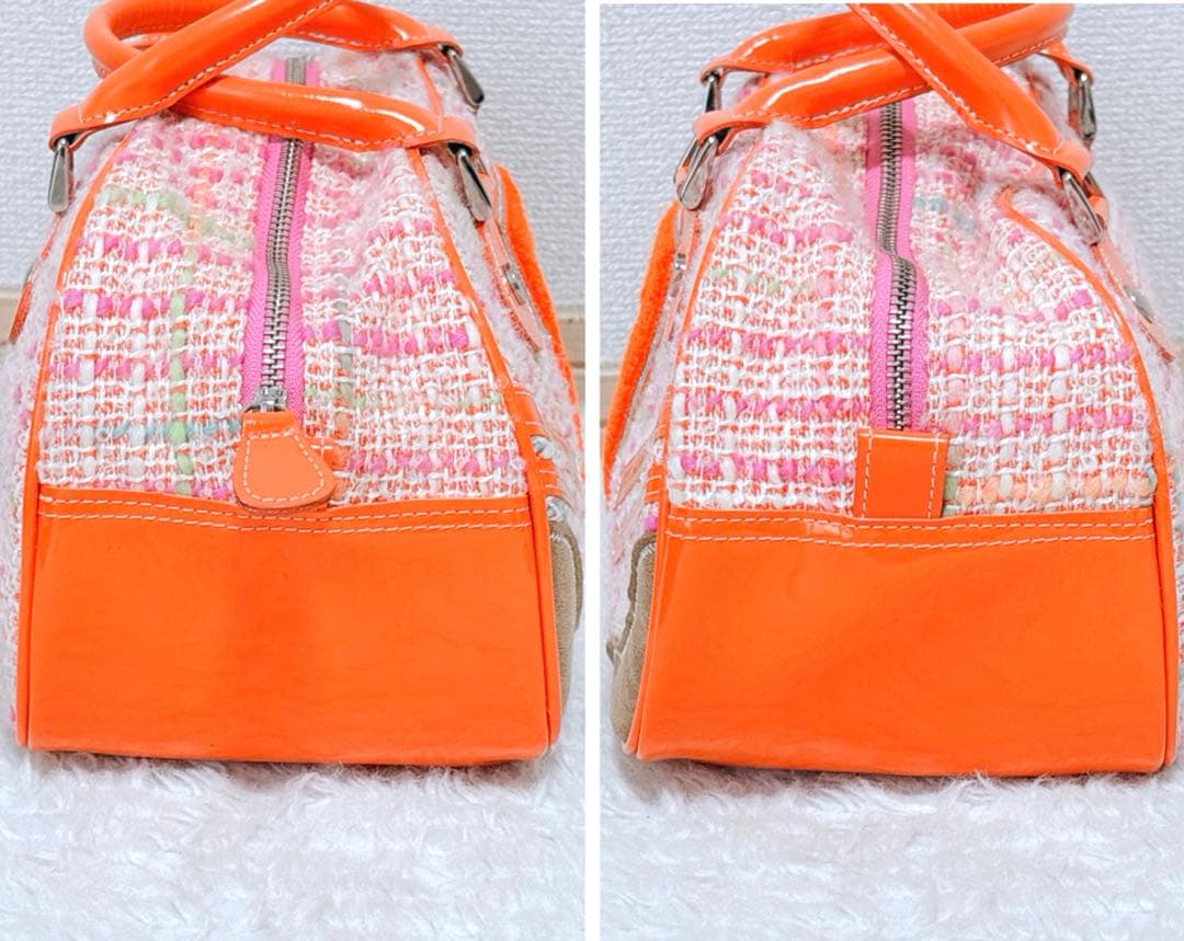 y2k サマンサタバサ×ニッキーヒルトン ミニボストンバッグ ツイード