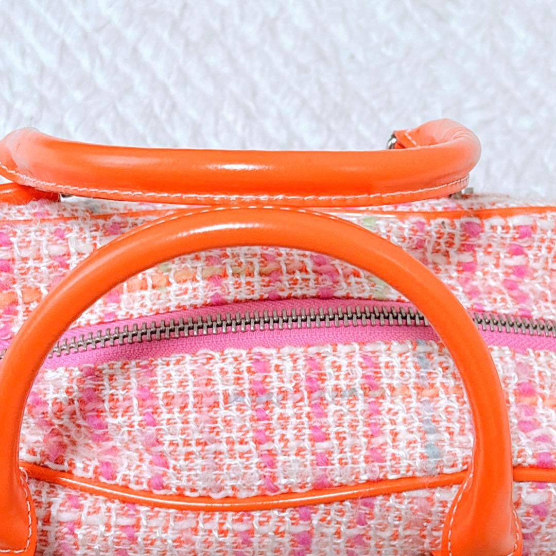 y2k サマンサタバサ×ニッキーヒルトン ミニボストンバッグ ツイード