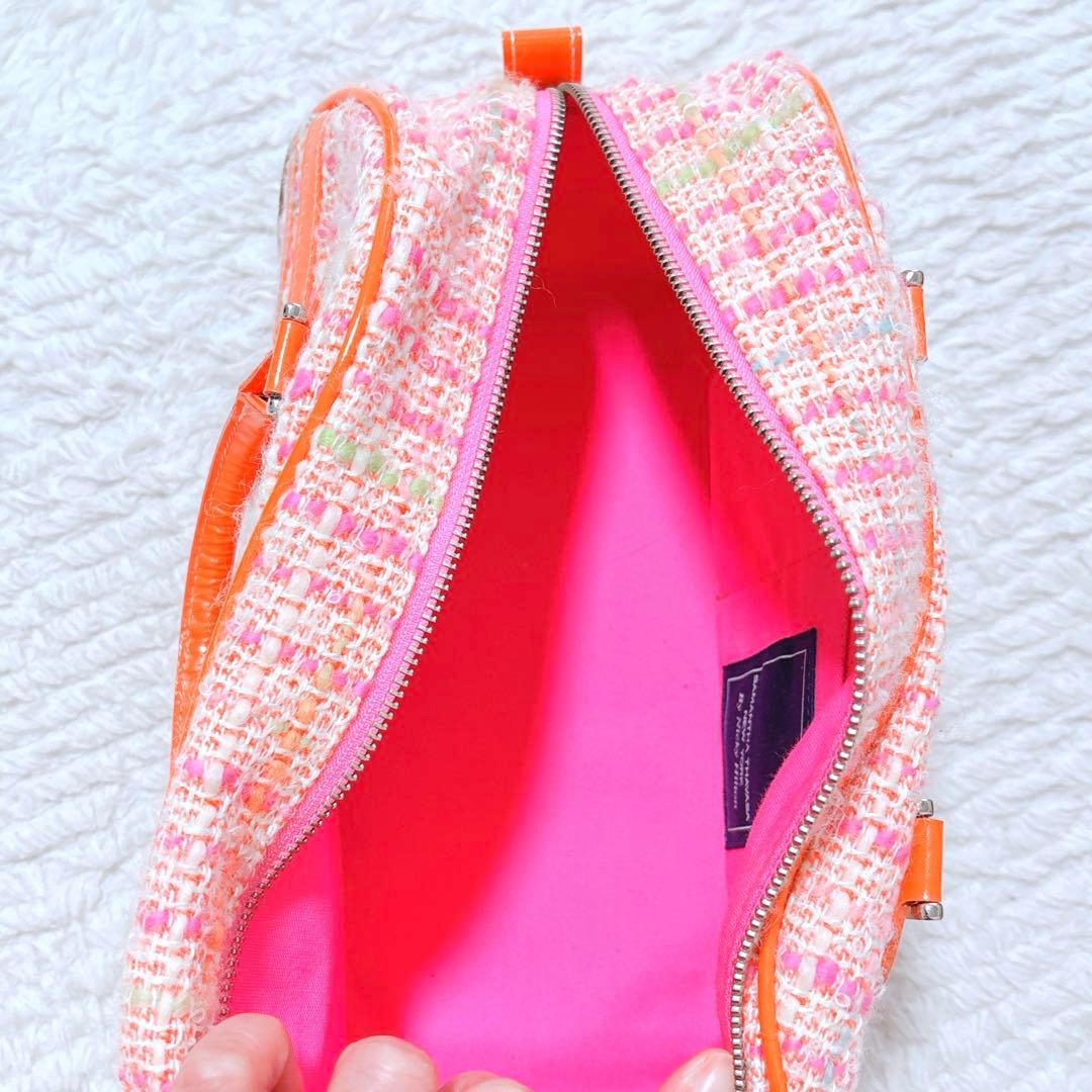 y2k サマンサタバサ×ニッキーヒルトン ミニボストンバッグ ツイード