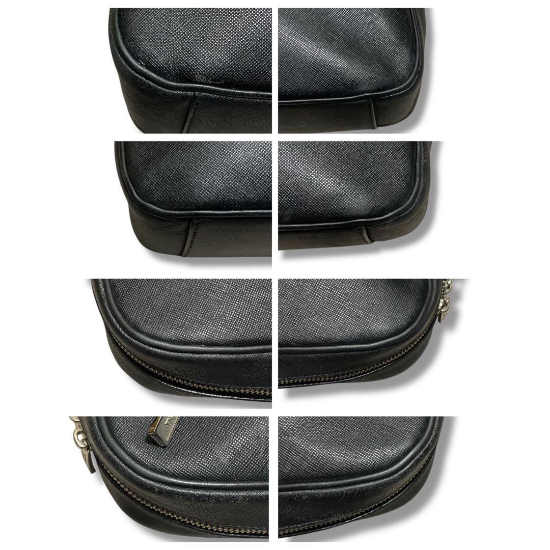 美品　コーチ　ビジネスバッグ　2way　A4収納可　レザー　ブラック