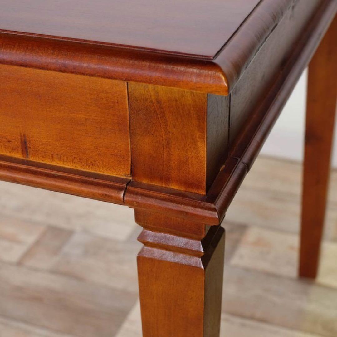 A 新品 アジアン ダイニングテーブル L コロニアル 4人 カントリー