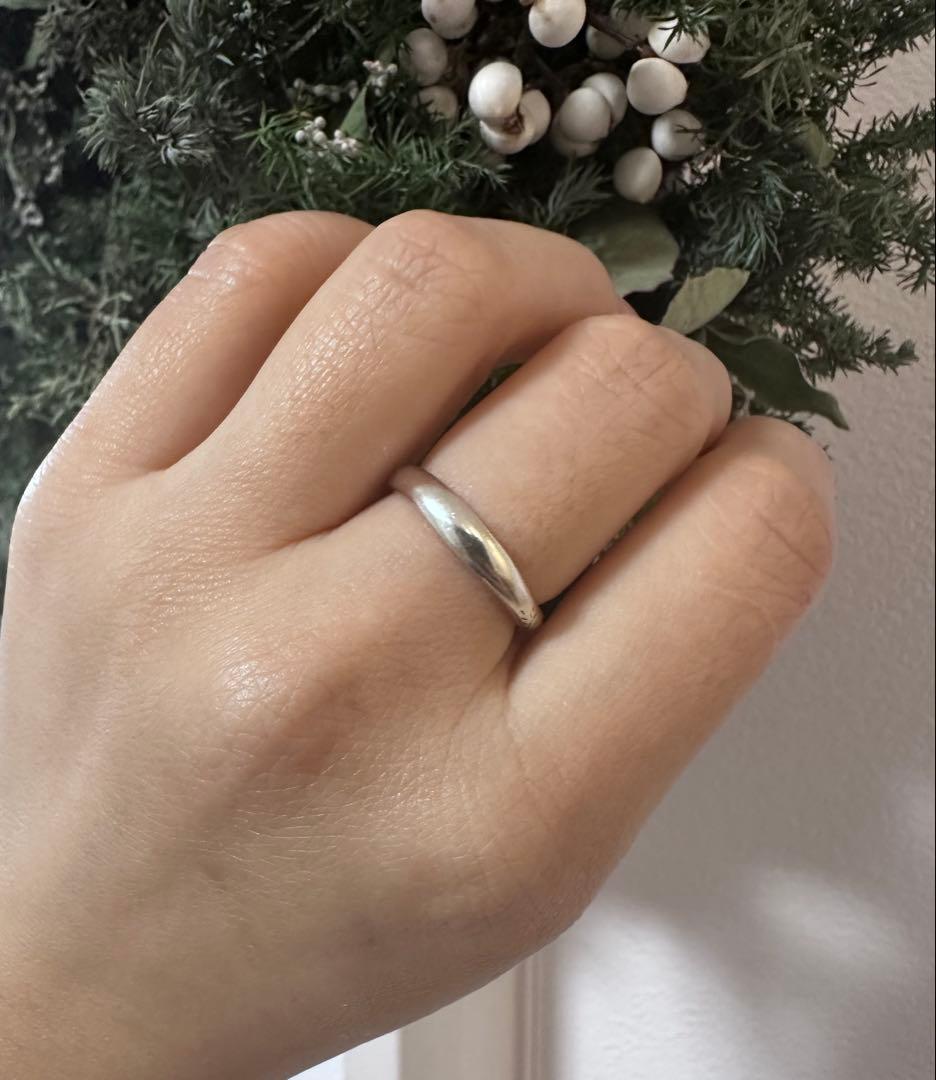 agete アガット　シルバー　ダイヤ　リング　11号　ヴィンテージ感