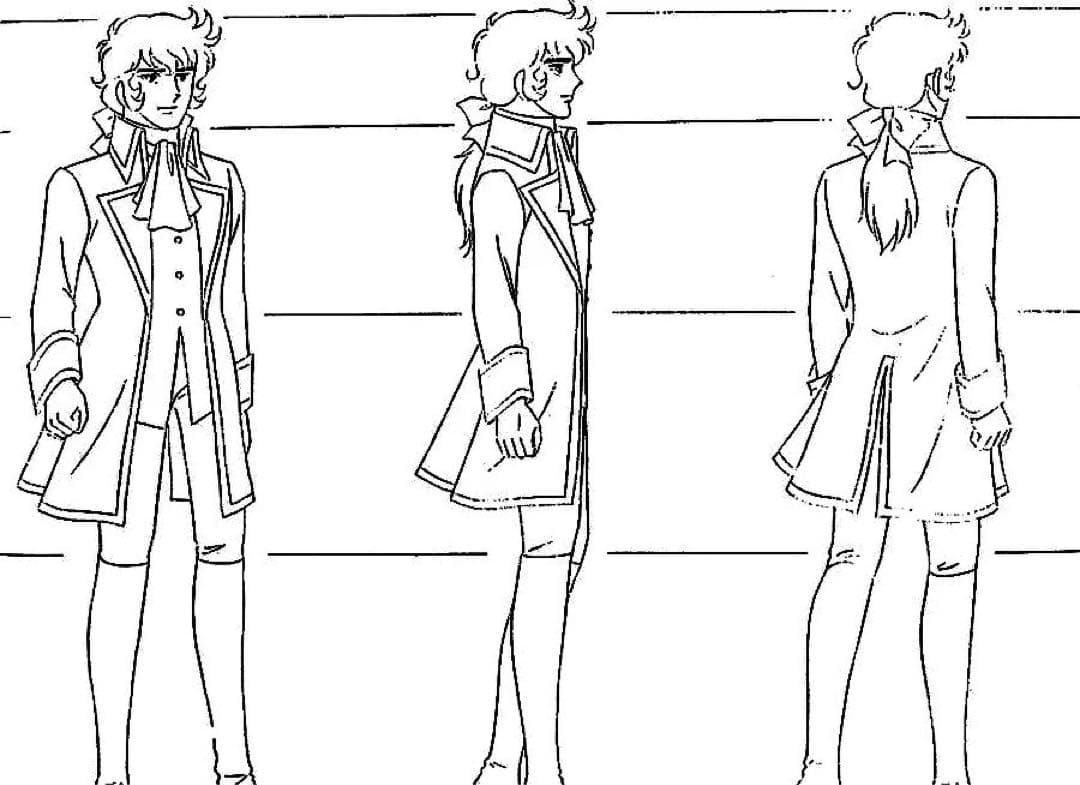 ベルサイユのばら　設定資料・原画　89枚